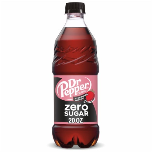 Dr Pepper Strawberries & Cream Zero Sugar Soda I6