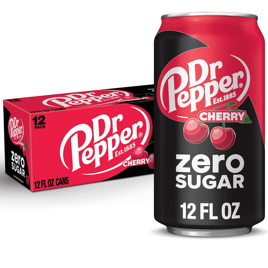 Dr Pepper Cherry Zero Sugar Soda R1